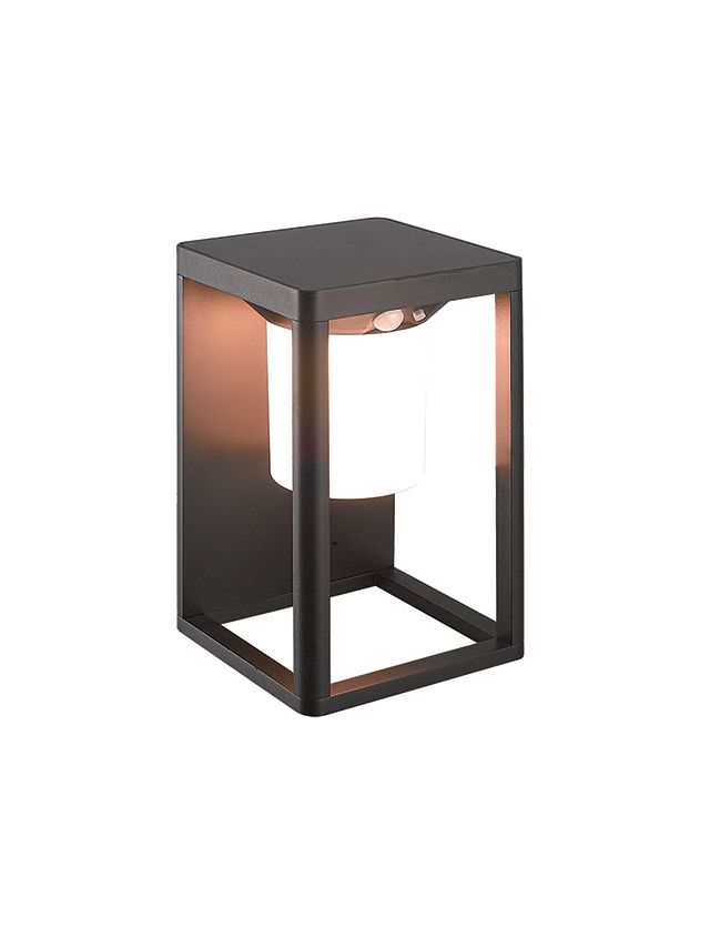 OUTDOOR WALL LIGHT LED WITH SOLAR 2W GRAPHITE