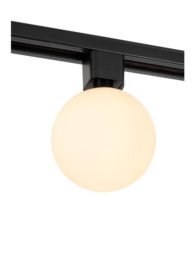 TRACK TYCHO LAMPE SUR RAIL NOIR OPALIN
