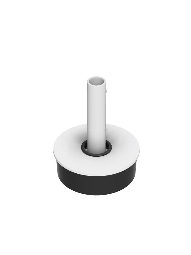 FLOOR FIXING PLATE RIPPLING S BOLLARD
