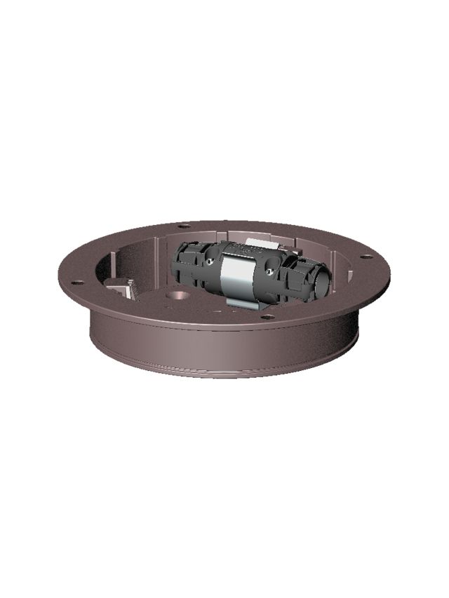 PLAQUE DE FIXATION AU SOL AVEC CONNECTEUR IP68 POUR MESH FLOOR