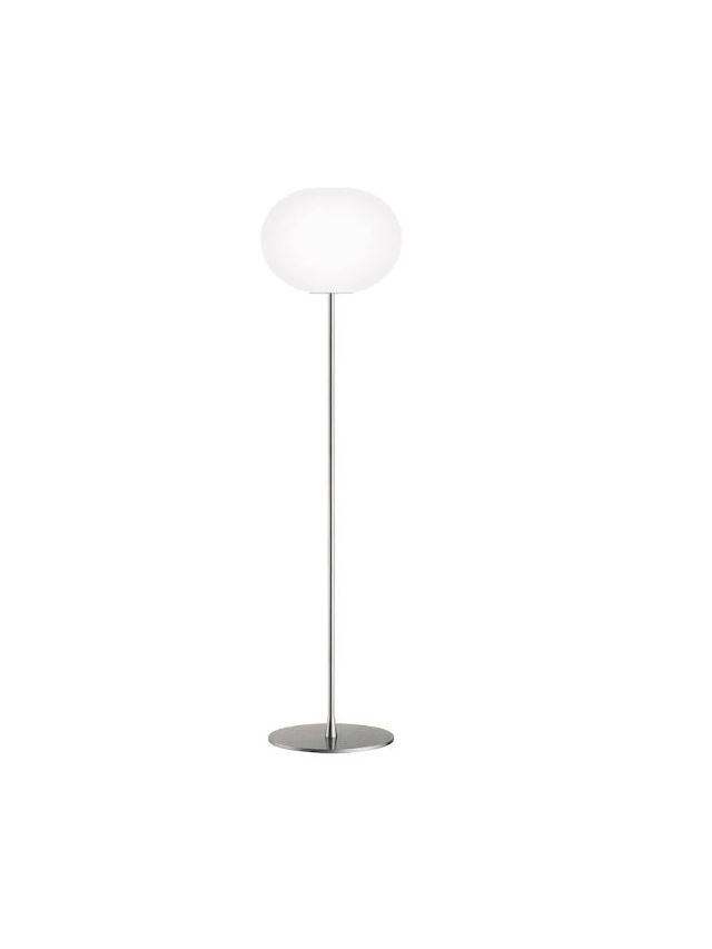 GO-BALL FLOOR 3-ARGENT-GRAND LAMPADAIRE
