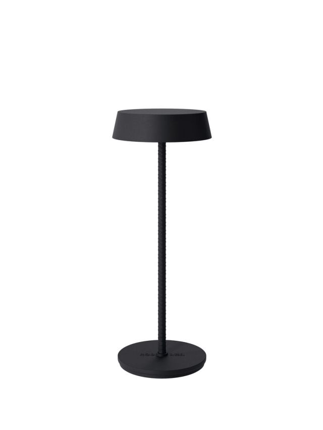 ROD LAMPE SUR BATTERIE NOIR MAT