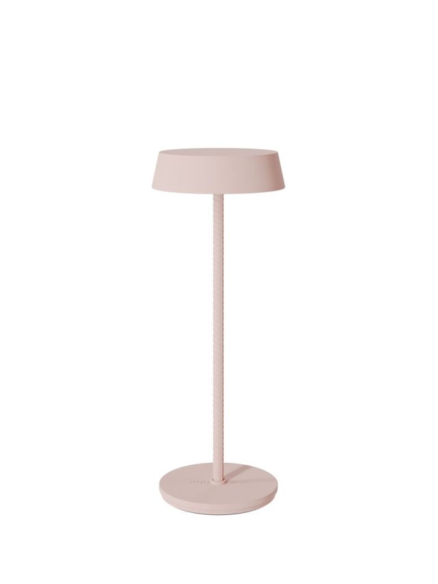 ROD LAMPE SUR BATTERIE ROSE PALE
