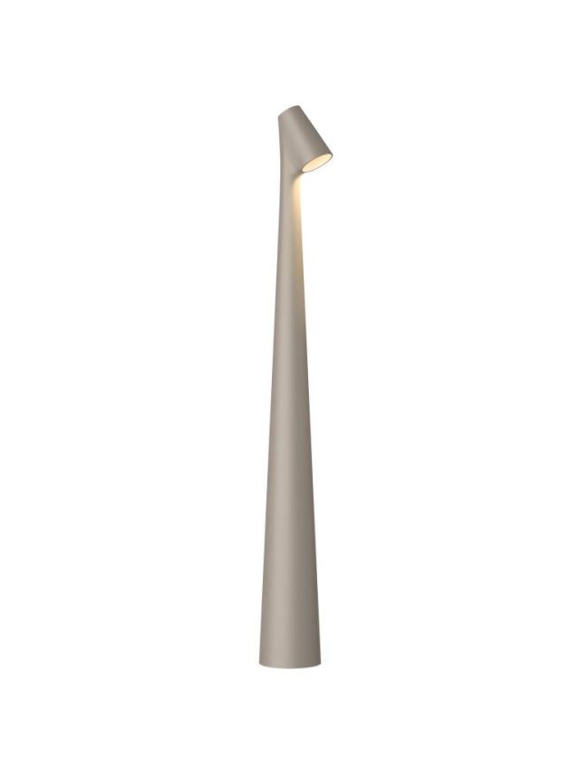 AFRICA LAMPE SUR BATTERIE GREIGE GRAND