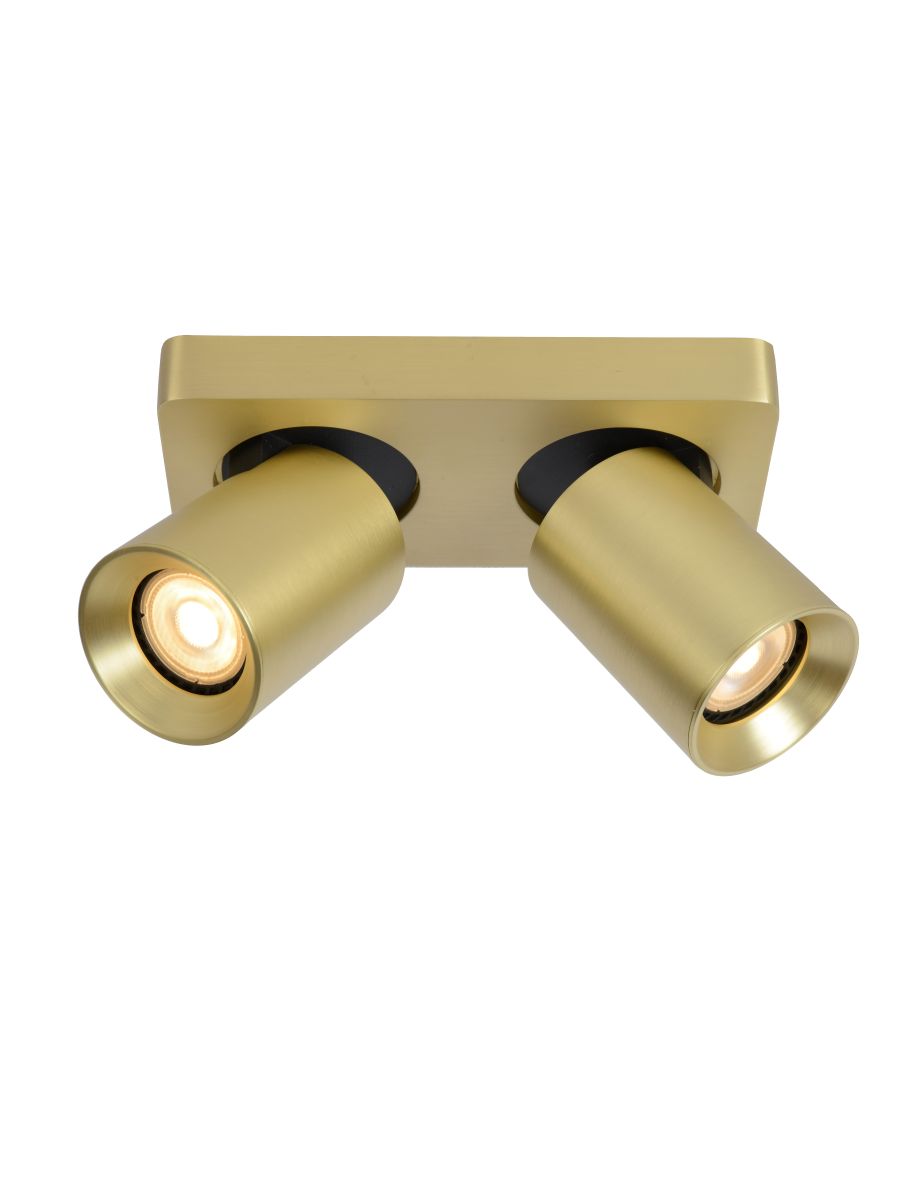 NIGEL SPOT PLAFOND 2X5W OR MAT / LAITON