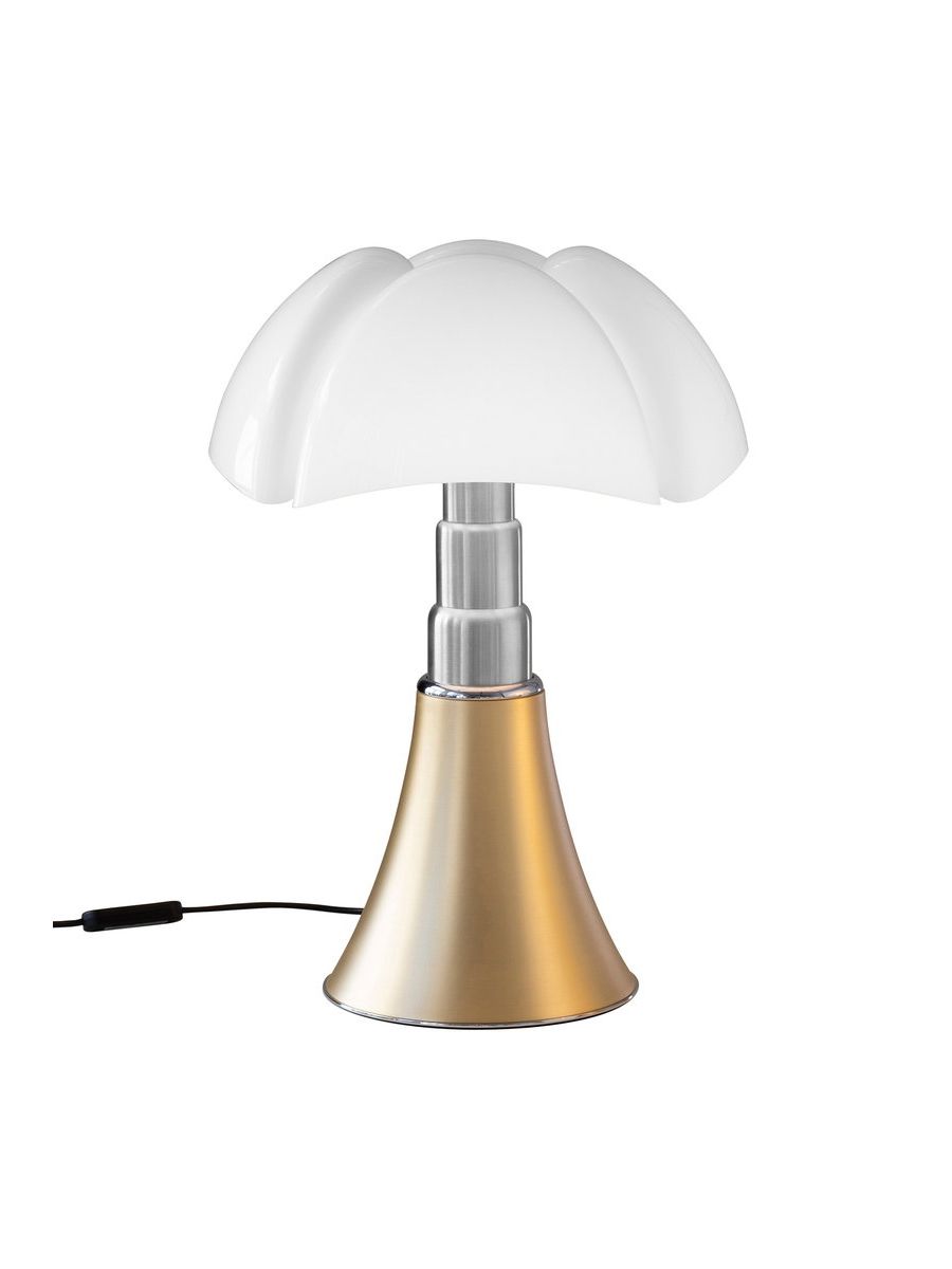 PIPISTRELLO MEDIUM LAMPE A POSER LAITON SATINE
