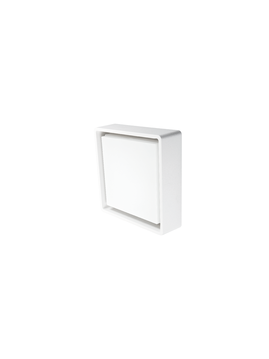 FRAME SQUARE BLANC LED 3000K DÉTECTEUR