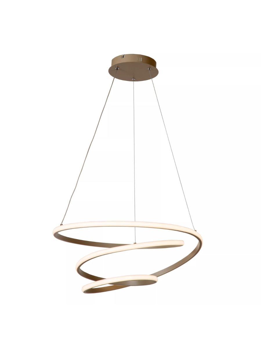 ESPIRAL SUSPENSION LED DIM. CCT 1X40W 2700K/4000K TAUPE