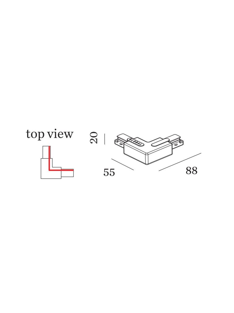 1-PHASE TRACK L-ALIMENTATION 1.0 220-240V 16A MAX. 3X1.5MM²