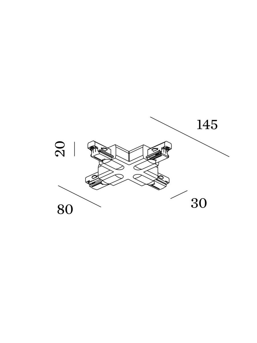 1-PHASE TRACK X-ALIMENTATION