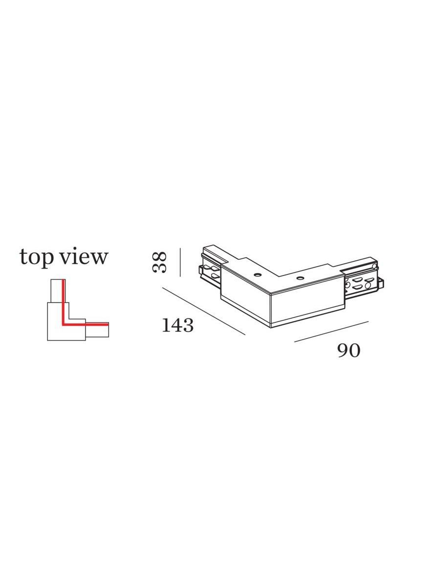 3-PHASE TRACK L-FEED 1.0 W 220-240V 16A