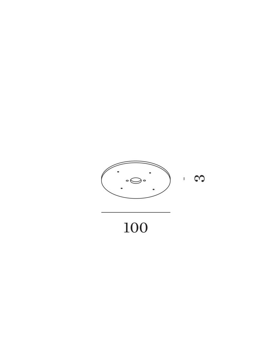 FINLIN PLAQUE ADAPTATEUR POUR BOÎTIERS BÉTON