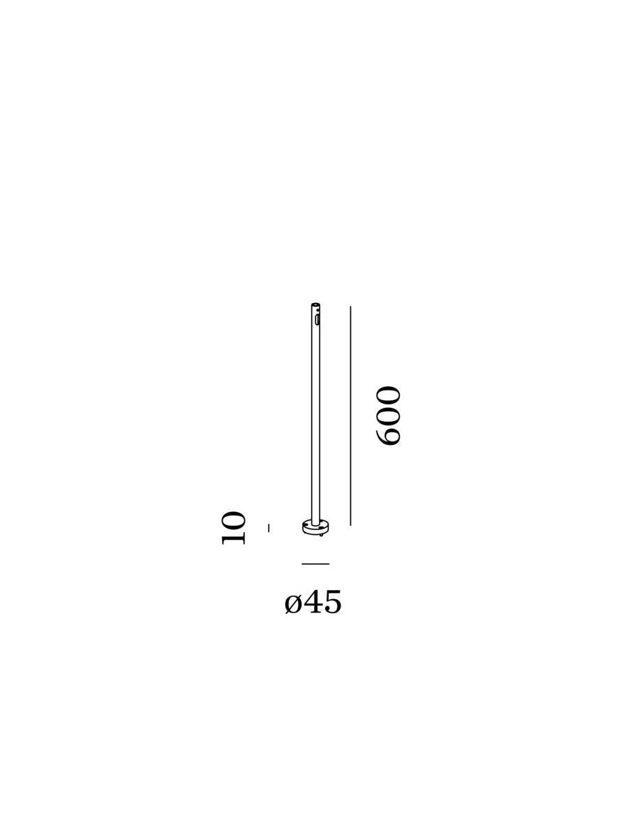 STIPO POLE 600 Q INCL. BASE