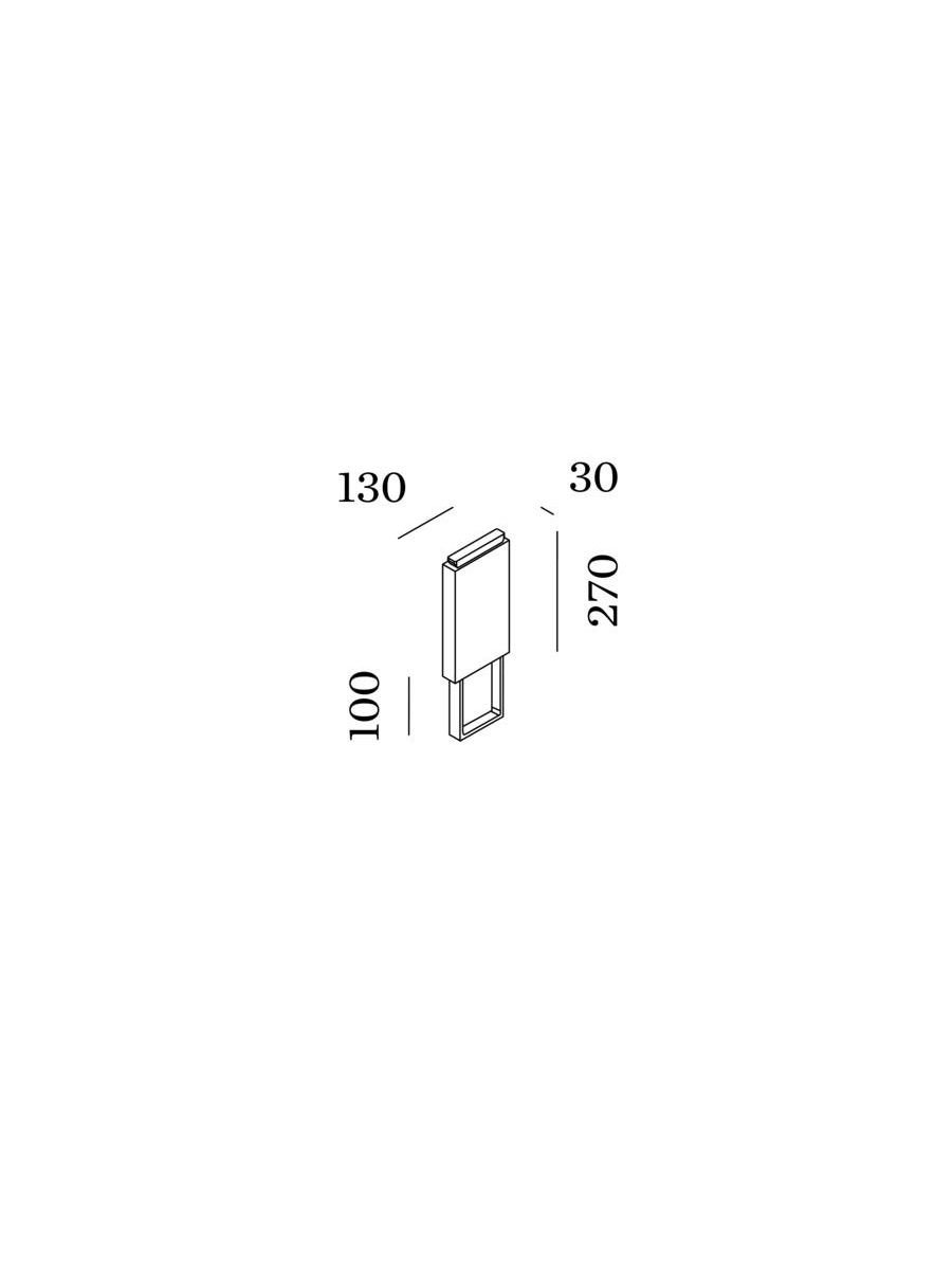 POLE 270 B WITH CONCRETE GROUND FIXATION