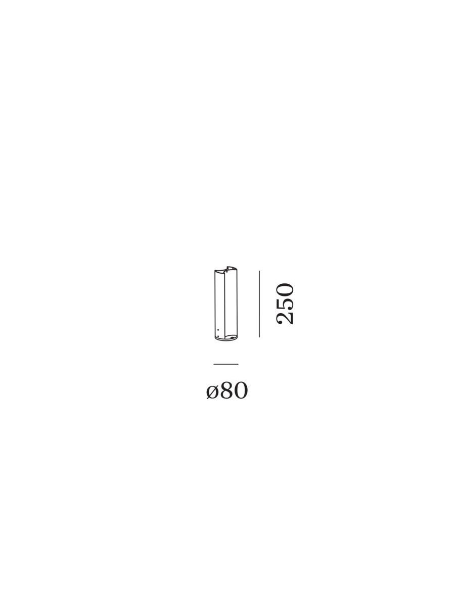 GATE 2.0 POLE 250 Q WITH FIXATION PLATE