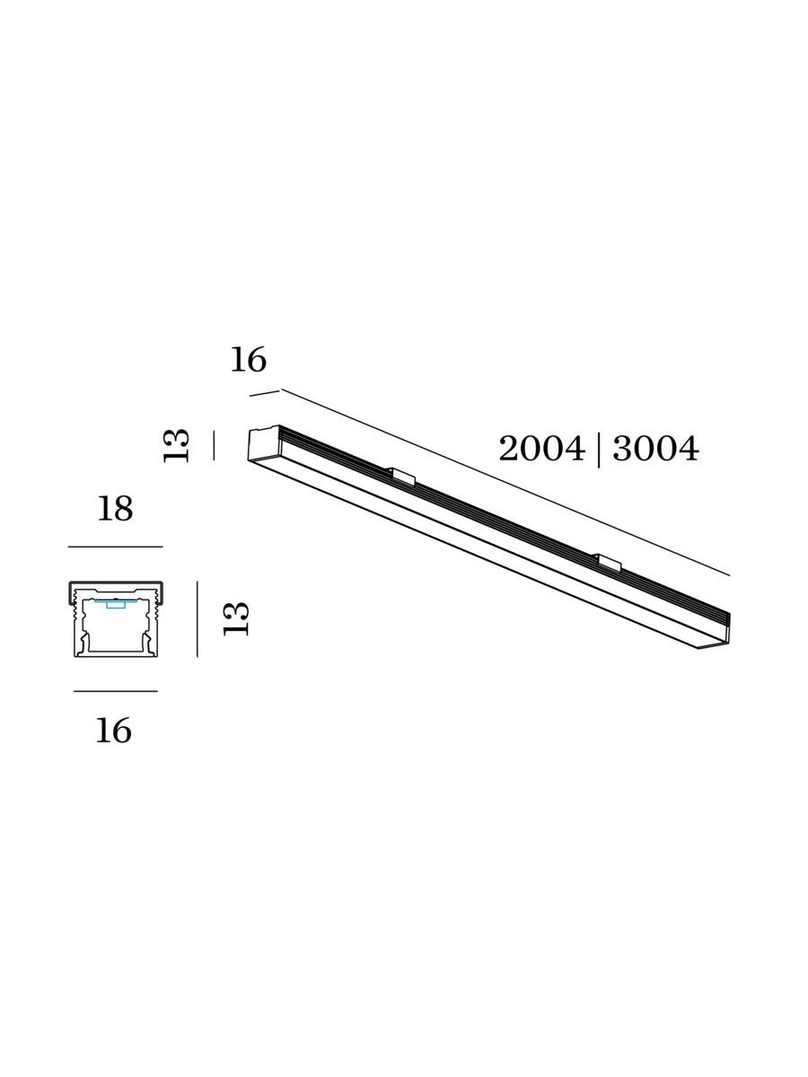 ILANE CEILING SURF 2.0 W 2.0M