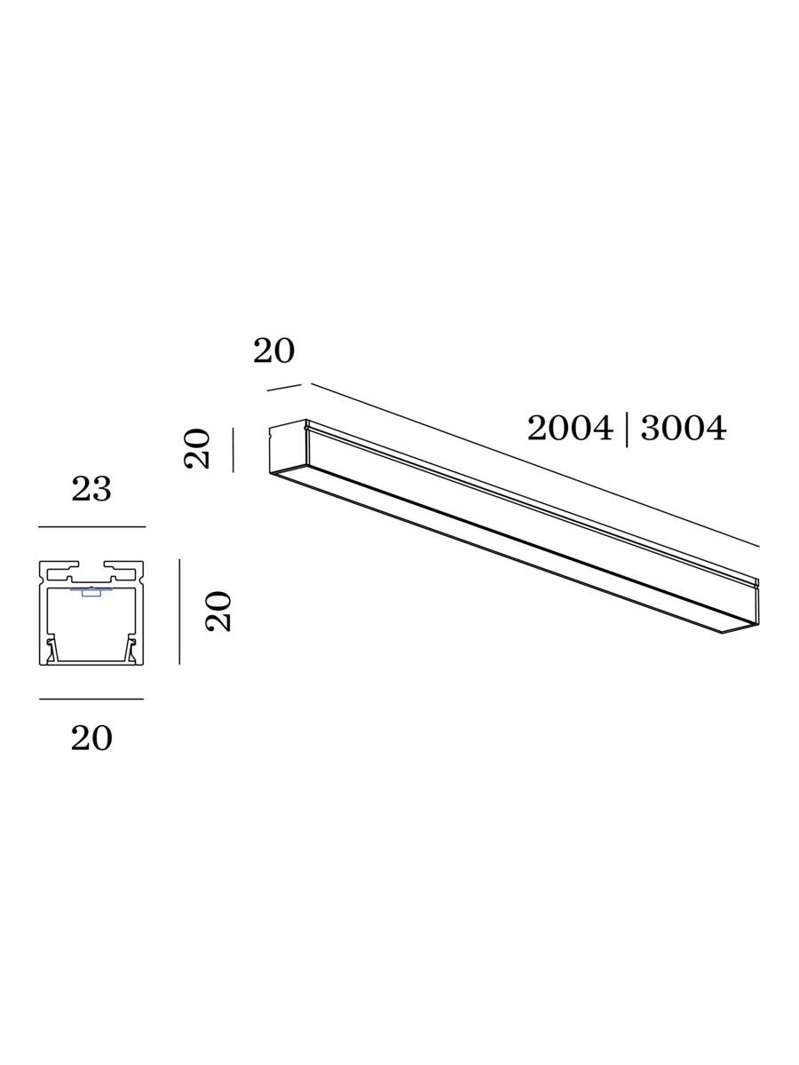 ILANE CEILING SURF 3.0 W 2.0M