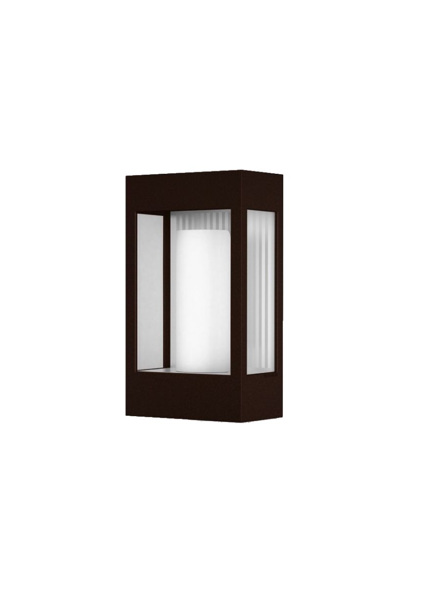 BRICK APPLIQUE E27 ROUILLE