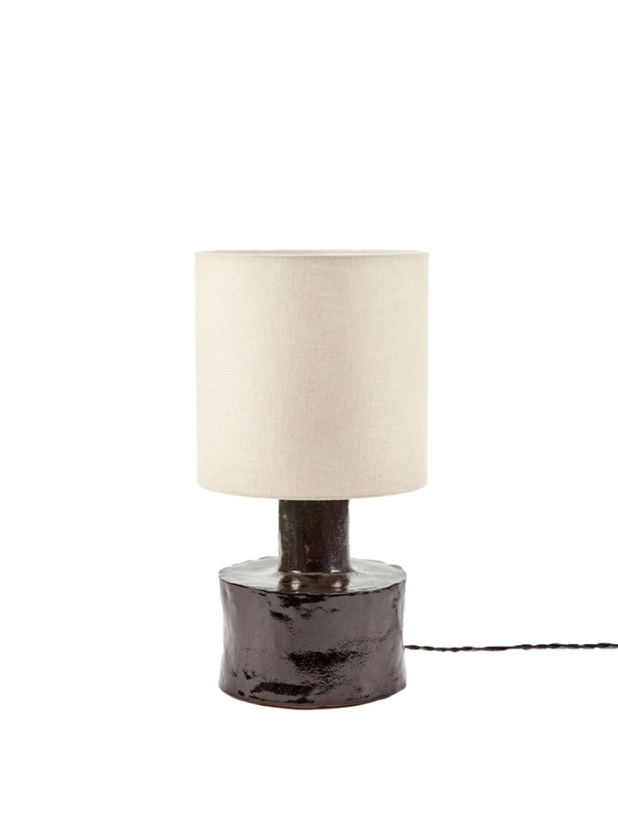 CATHERINE LAMPE DE TABLE NOIR