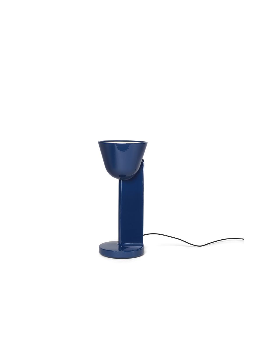 CERAMIQUE LAMPE DE TABLE-UP-BLEU