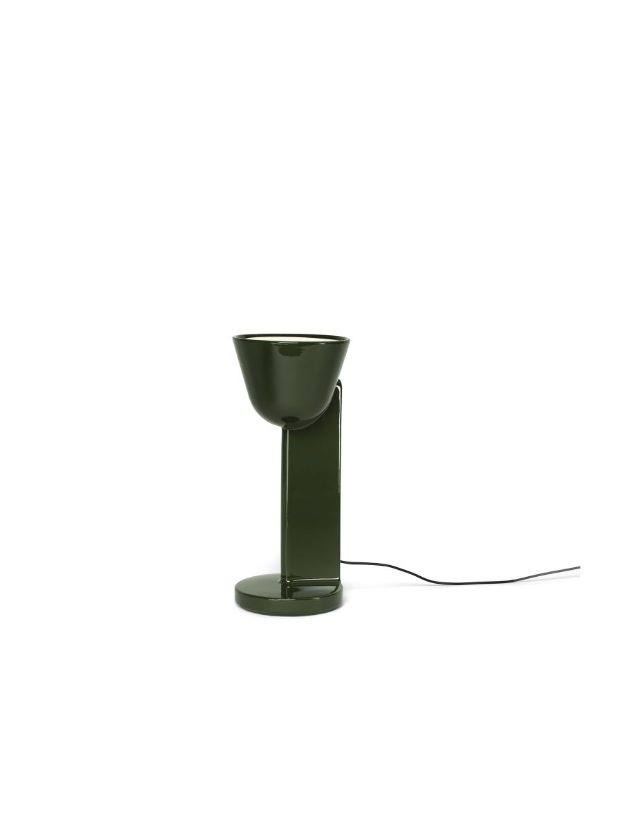 CERAMIQUE LAMPE DE TABLE-UP-VERT