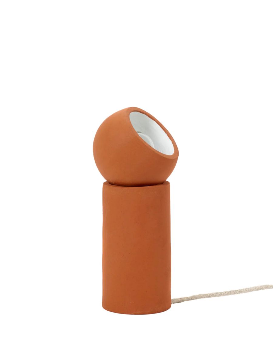 TERRACOTTA LAMPE DE TABLE