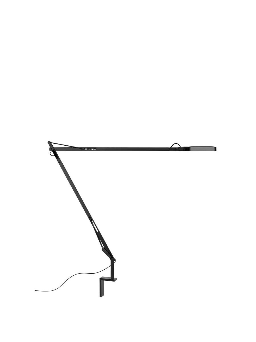 KELVIN LAMPE DE BUREAU-MURALE-NOIR-CÂBLE APPARENT