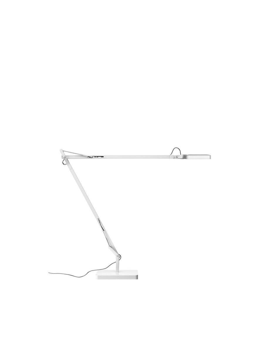 KELVIN LAMPE DE BUREAU-À POSER-BLANC-CÂBLE APPARENT