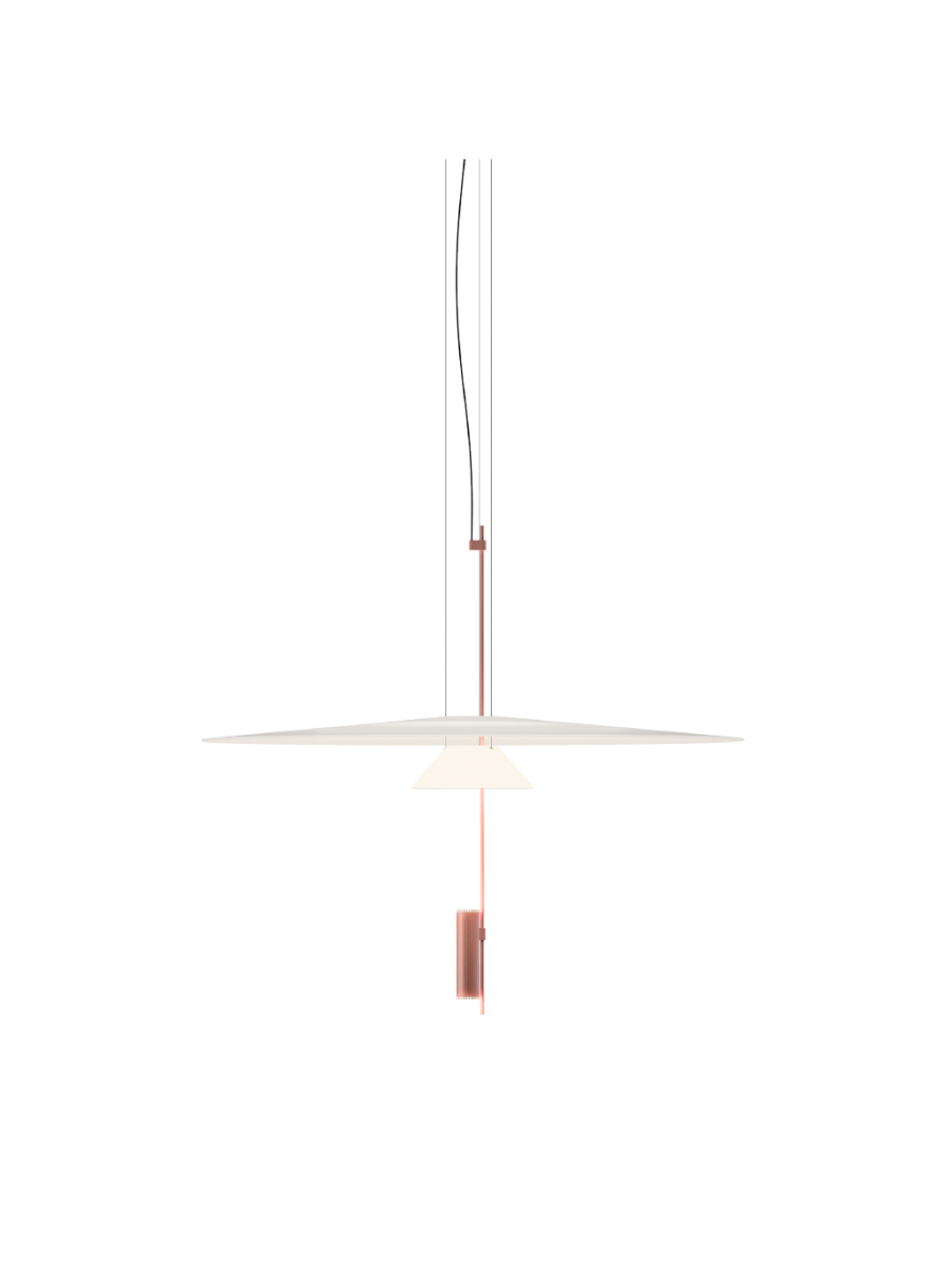 FLAMINGO SUSPENSION D90-CUIVRÉ-MODÈLE 1-PUSH/0-10V/1-10V/DALI