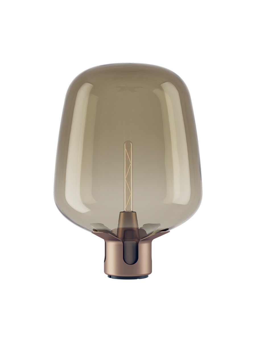FLAR LAMPADAIRE-MIEL-TERRACOTTA-LARGE