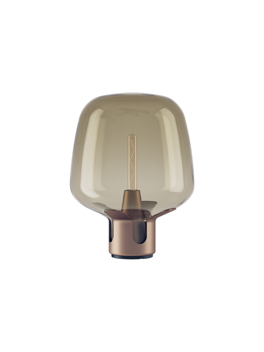 FLAR LAMPADAIRE-MIEL-TERRACOTTA-MOYEN