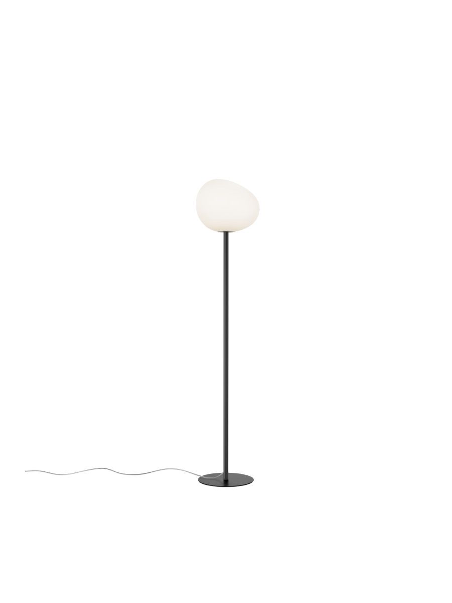 GREGG MEDIA LAMPADAIRE GRAPHITE/BLANC