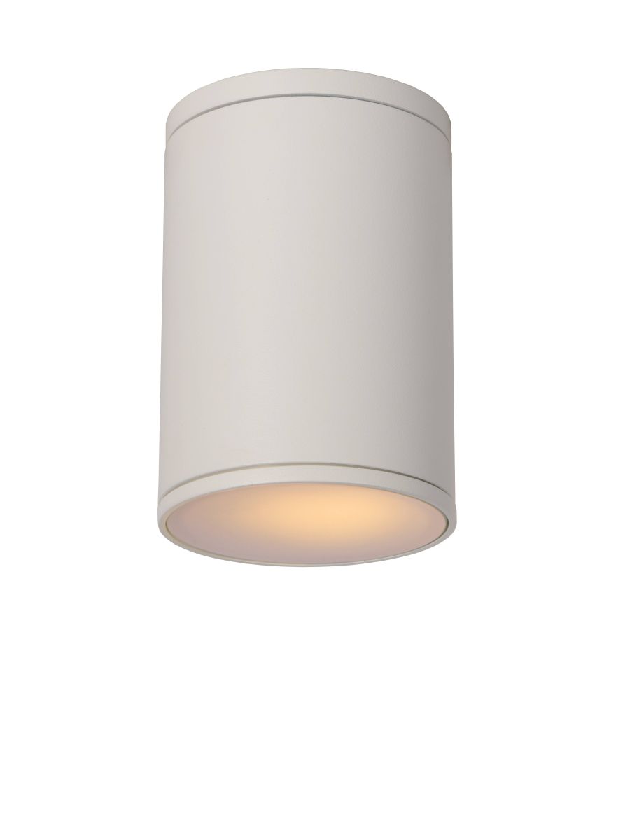 TUBIX SPOT PLAFOND EXTÉRIEUR Ø 10,8 CM 1XE27 IP54 BLANC