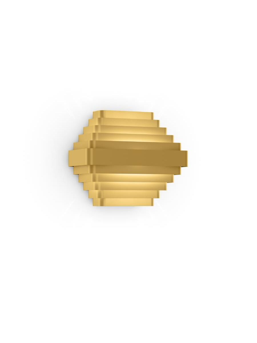 J.J.W. WALL SURFACE 01 GOLD MAX. 2X15W E27 A60 220-240VAC