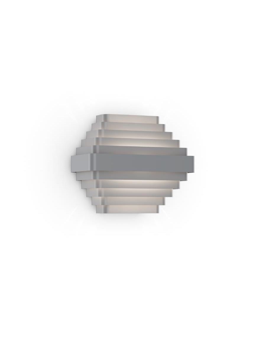 J.J.W. WALL SURFACE 01 SILVER MAX. 2X15W E27 A60 220-240VAC