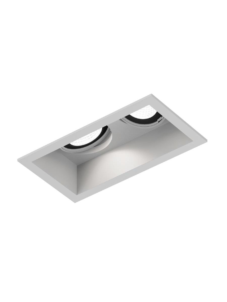 PLANO CEILING REC 2.0 PAR16 S MAX. 2X12W GU10 100-240VAC
