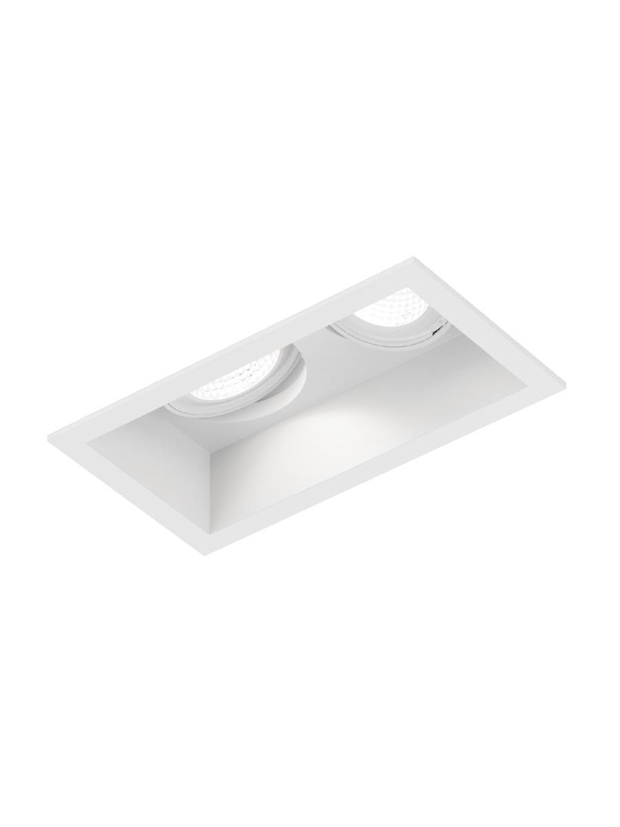 PLANO CEILING REC 2.0 PAR16 W MAX. 2X12W GU10 100-240VAC
