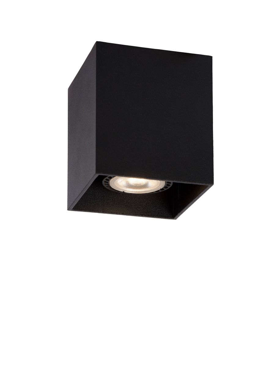 BODI SPOT PLAFOND CARRÉ NOIR SIMPLE