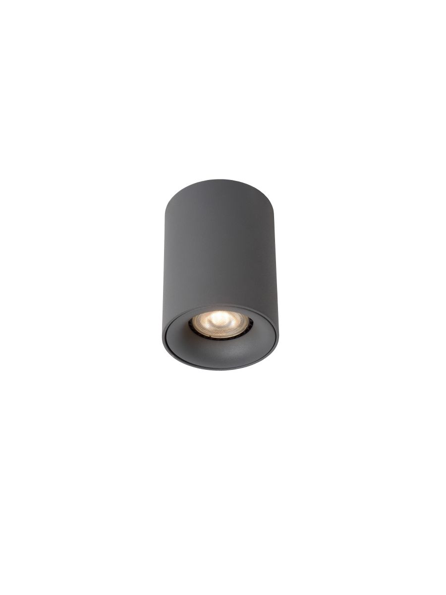 BENTOO-LED SPOT PLAFOND Ø 8 CM LED DIM. GU10 1X5W 3000K GRIS