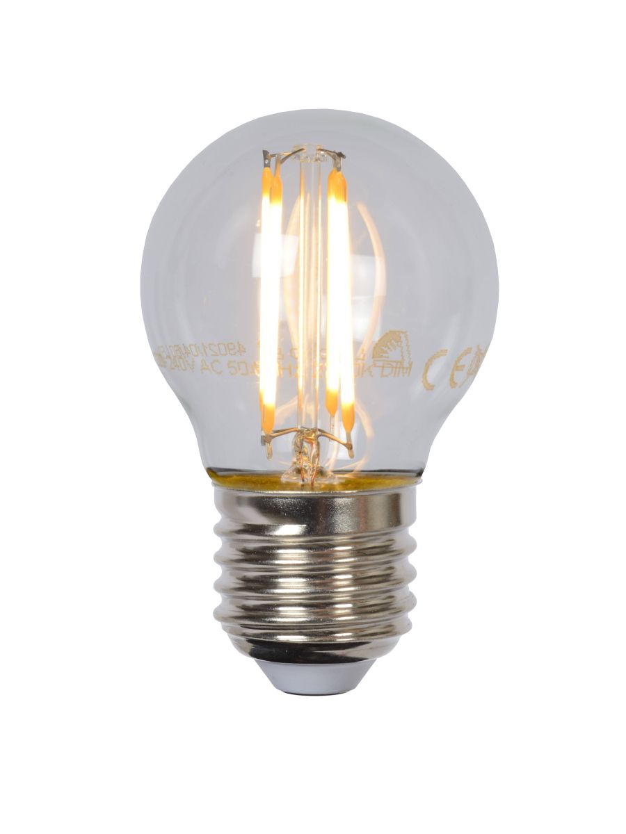 G45 AMPOULES FILAMENT Ø 4,5 CM LED DIM. E27 1X4W 2700K TRANSPARENT