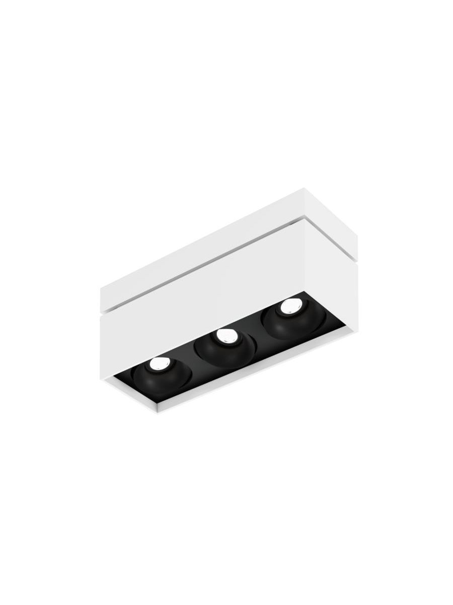 SIRRO CEILING SURF 3.0 PAR16 E MAX. 3X12W GU10 100-240VAC