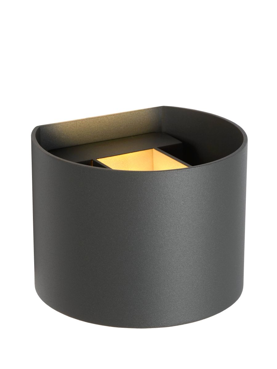 XIO APPLIQUE MURALE ROND GRIS