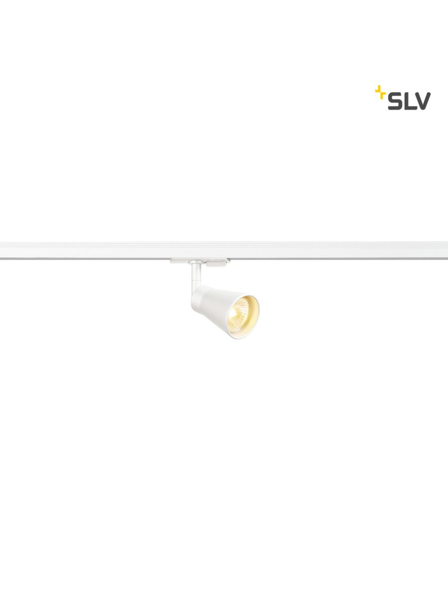 SPOT AVO POUR RAIL MONOPHASÉ 230°V, QPAR51, BLANC, MAX. 50°W
