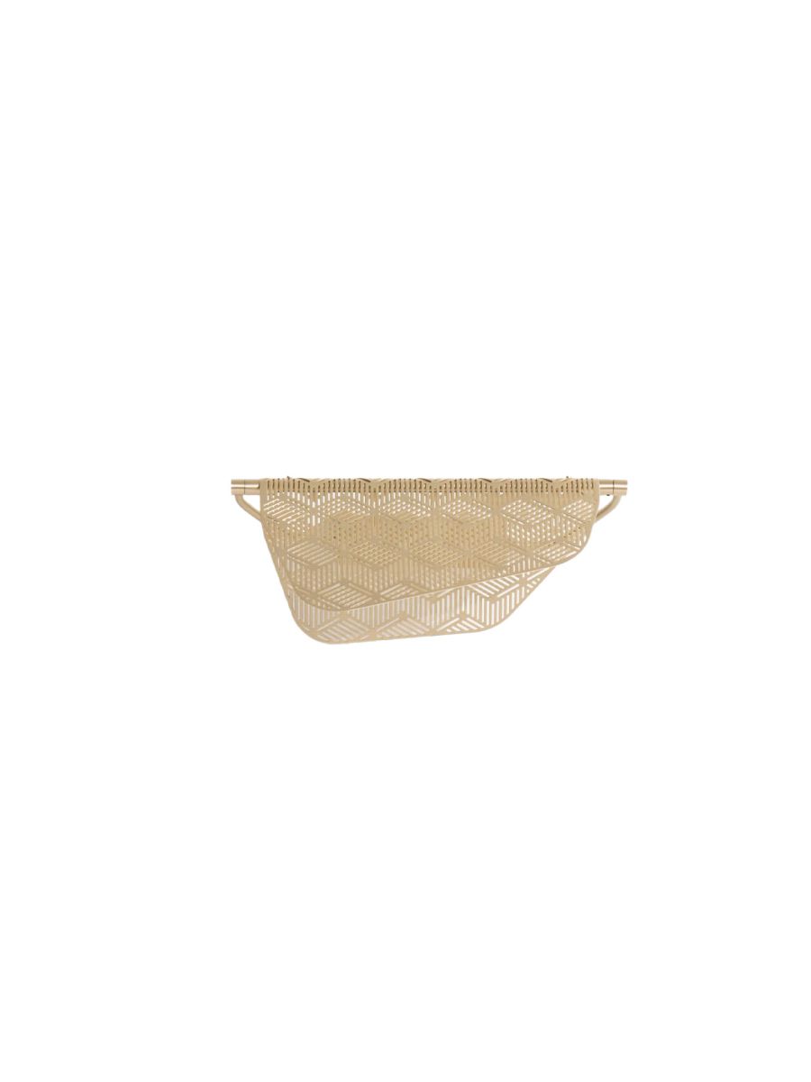 MEDITERRANEA APPLIQUE MURALE OR LAITON BROSSE