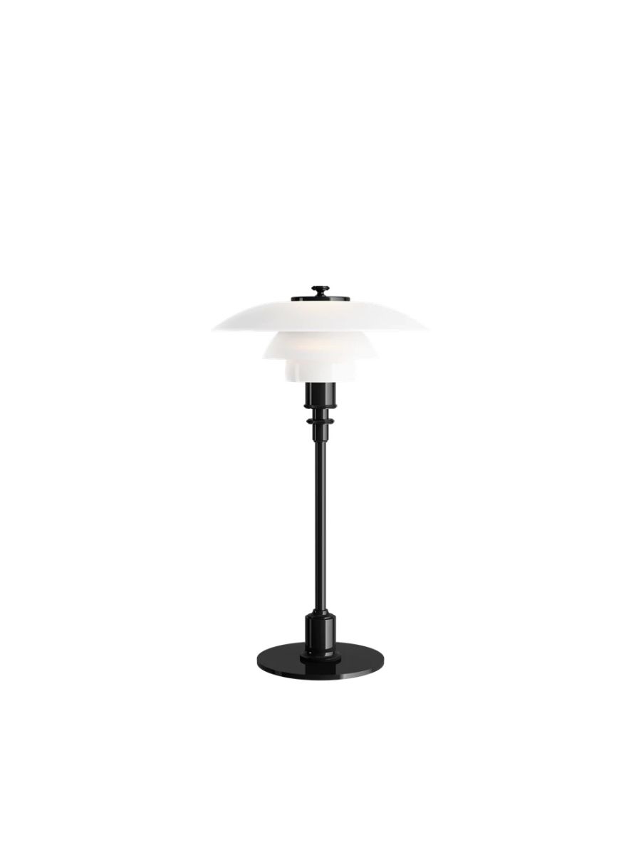 PH 2/1 LAMPE DE TABLE NOIR METALLISÉ