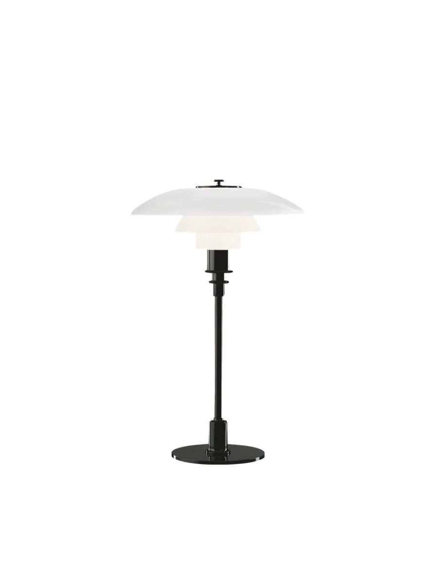 PH 3/2 LAMPE DE TABLE NOIR METALLISÉ