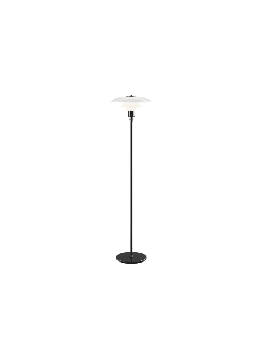 PH 3½-2½ LAMPADAIRE NOIR METALLISÉ
