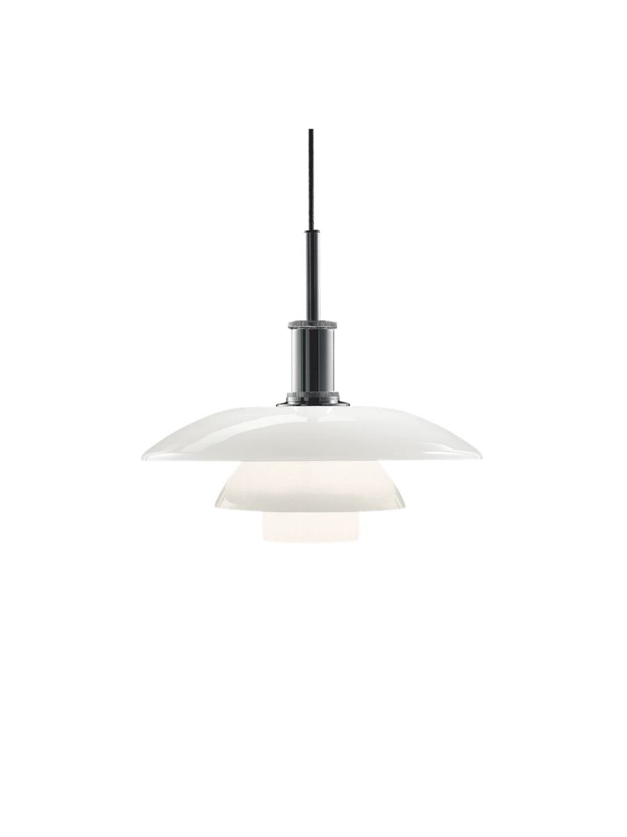 PH 4½-4 VERRE SUSPENSION CHROMÉ HAUTE BRILLANCE