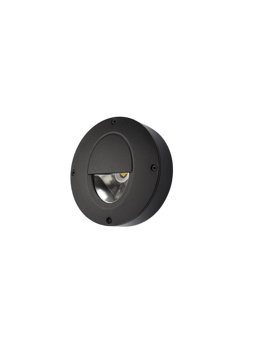 CALLISTO WALL NOIR LED 3000K 230V COUPURE DE PHASE