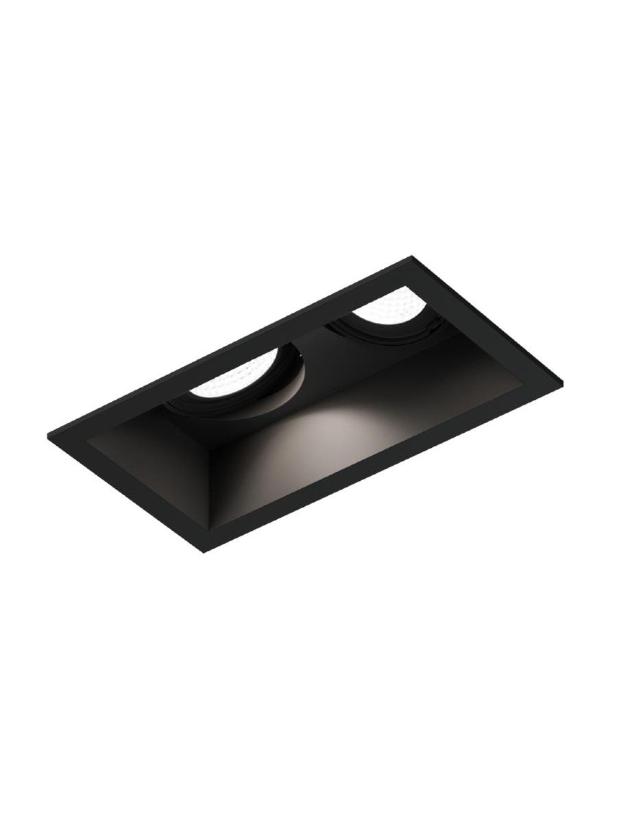 PLANO CEILING REC 2.0 PAR16 B MAX. 2X12W GU10 100-240VAC